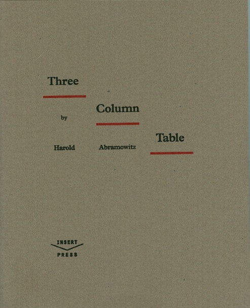 Three Column Table
